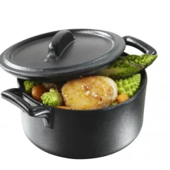 Plat De Cuisson*REVOL Cocotte Ronde Noire 20cl Belle Cuisine