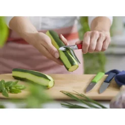 Couteau D'office|Eplucheurs, Dénoyauteur*OPINEL Coffret 2 Couteaux de Cuisine et un Eplucheur Les Essentiels +