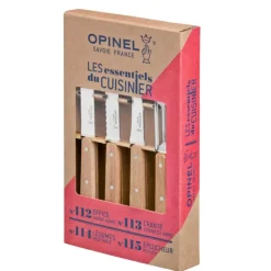 Couteau D'office|Eplucheurs, Dénoyauteur*OPINEL Coffret 3 Couteaux de Cuisine et un Eplucheur Les Essentiels