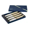 Couverts*OPINEL Coffret 4 Couteaux de Table Olivier Facette
