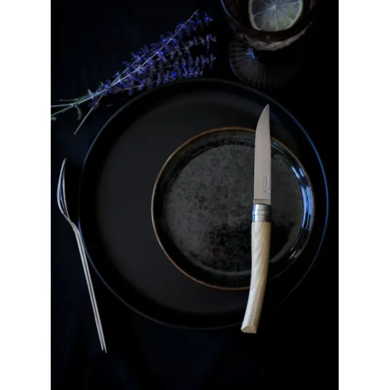 Couverts*OPINEL Coffret 4 Couteaux de Table Frêne Table Chic