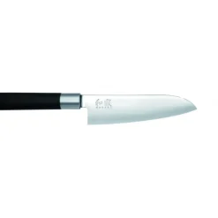 Couteau Santoku|Couteau Japonais*KAI Coffret 3 Couteaux Japonais Universel 10 cm Universel 15 cm et Santoku 16,5 cm Wasabi Black