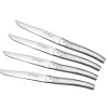 Couverts*LOU LAGUIOLE Coffret 4 Couteaux Steak Alphonse Écorce 23,5 cm