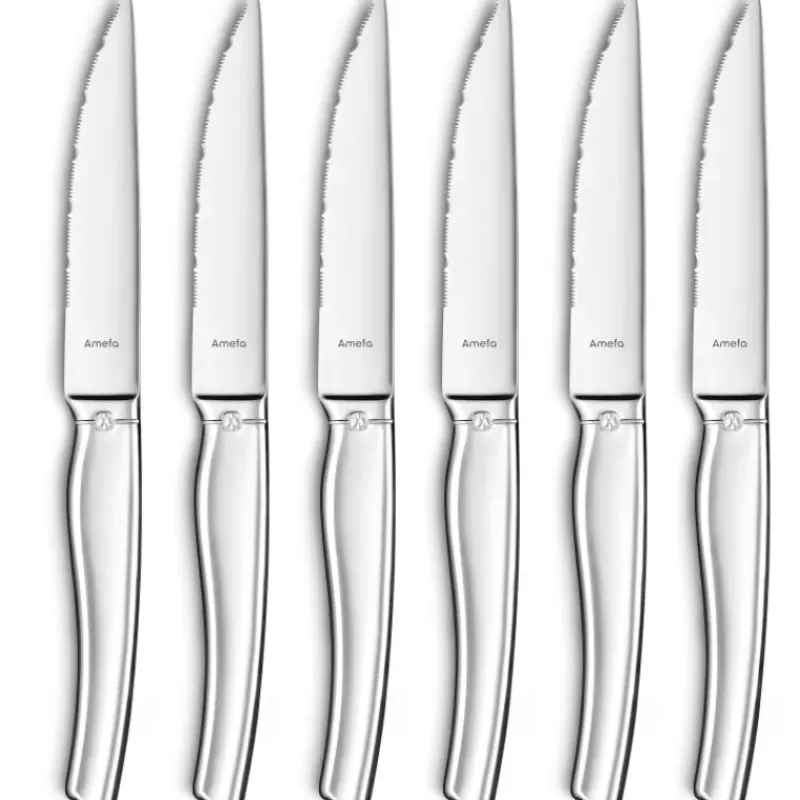 Couverts*AMEFA Coffret 6 Couteaux Steak Goliath 22 cm