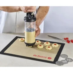 Ustensiles Pâtisserie*DE BUYER Coffret Le Tube Piston à Pâtisserie + Douilles et Kit Sablé