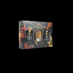 Poivre*UN JOUR UNE EPICE Coffret Poivres Festifs avec Tête de Moulin