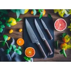 Couteau De Chef|Couteau D'office*OPINEL Coffret Trio de Couteaux de Cuisine Les Forgés 1890