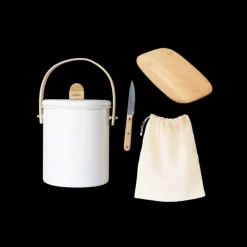 Planches À Découper|Sac En Tissu*PEBBLY Coffret Zéro Déchet 4 pièces