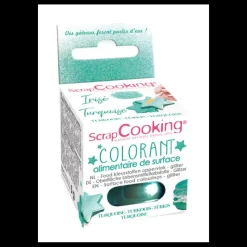 Colorants Alimentaires*SCRAPCOOKING Colorant Alimentaire de Surface Irisé Turquoise 5 g