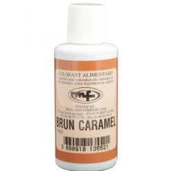 Colorants Alimentaires*MALLARD FERRIERE Colorant alimentaire Marron Brun Caramel E102/E129/E151 Liquide 100ml