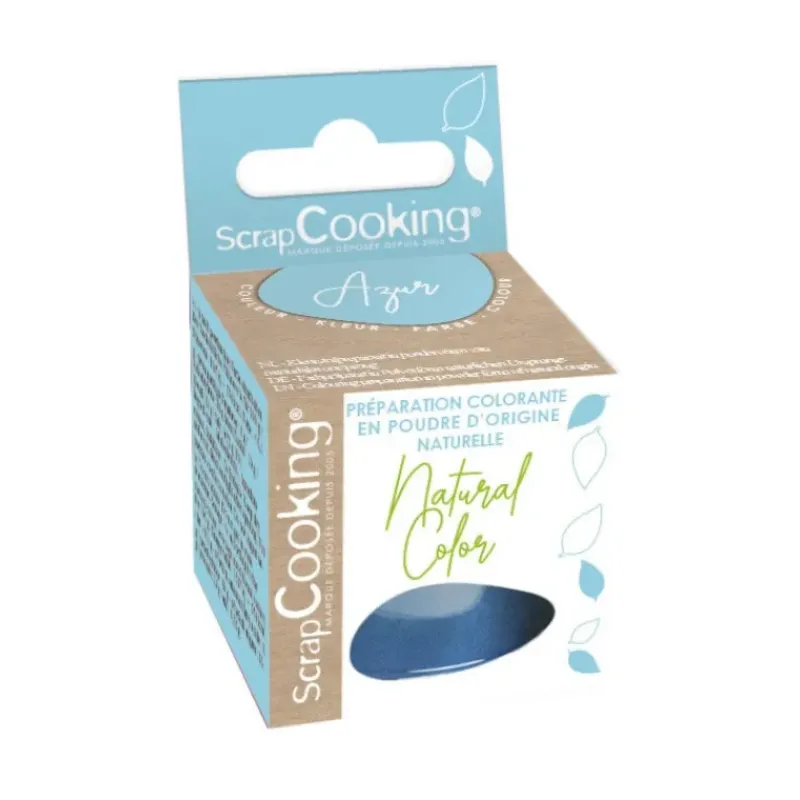 Colorants Alimentaires*SCRAPCOOKING Colorant Alimentaire Naturel en Poudre Bleu 5g