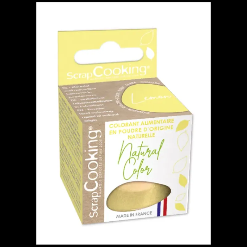 Colorants Alimentaires*SCRAPCOOKING Colorant Alimentaire Naturel Jaune Lemon 10 g
