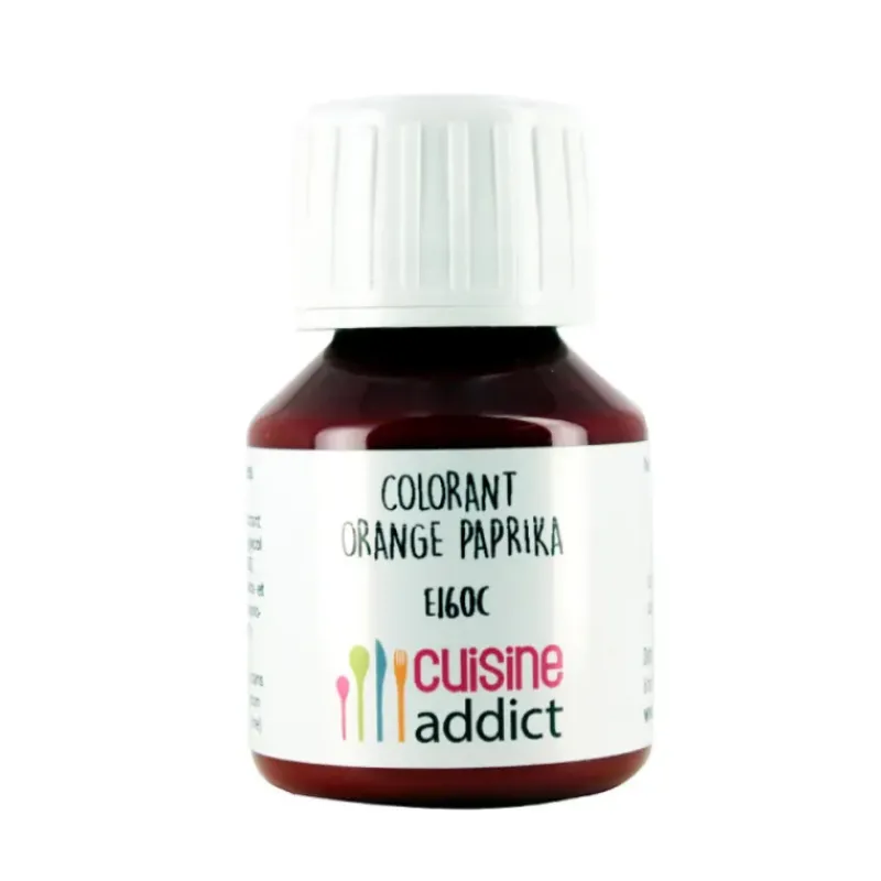 Colorants Alimentaires*CUISINEADDICT Colorant Alimentaire Naturel Orange Paprika Liquide 58 ml
