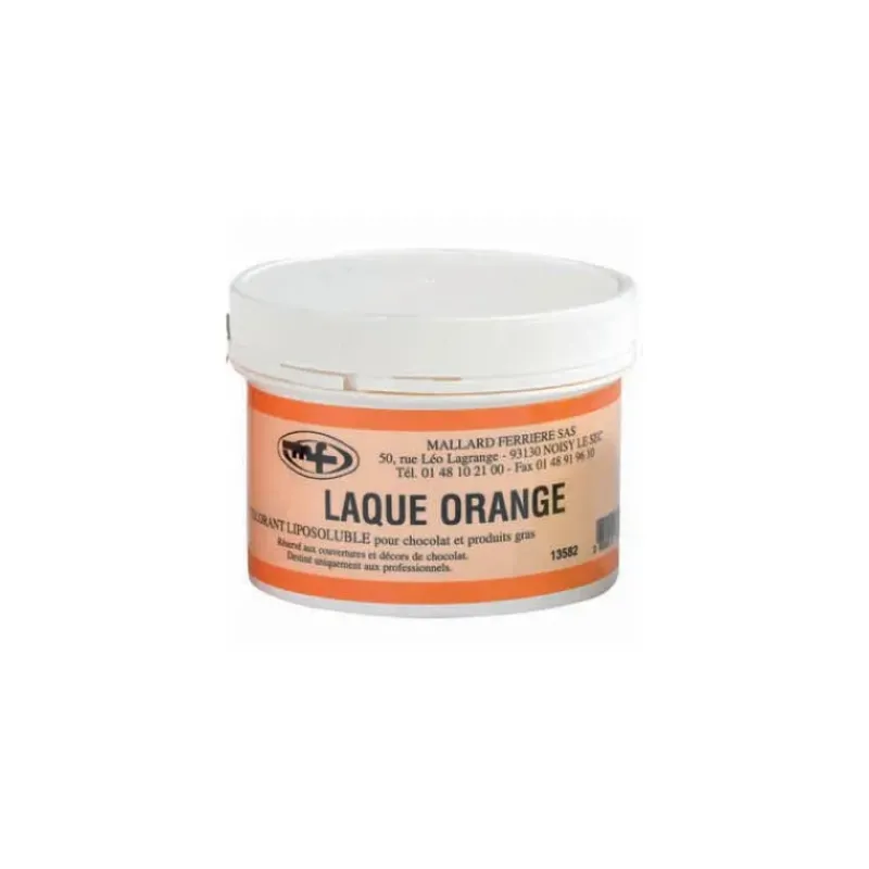 Colorants Alimentaires*MALLARD FERRIERE Colorant alimentaire Orange E110 Poudre Liposoluble 60g