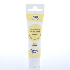 Colorants Alimentaires*RAINBOW DUST Colorant Alimentaire ProGel Jaune Citron 25g