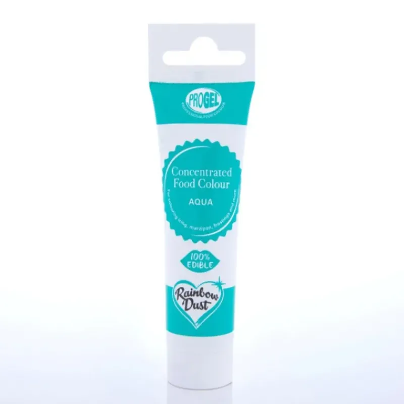 Colorants Alimentaires*RAINBOW DUST Colorant Alimentaire ProGel Bleu Aqua 25g