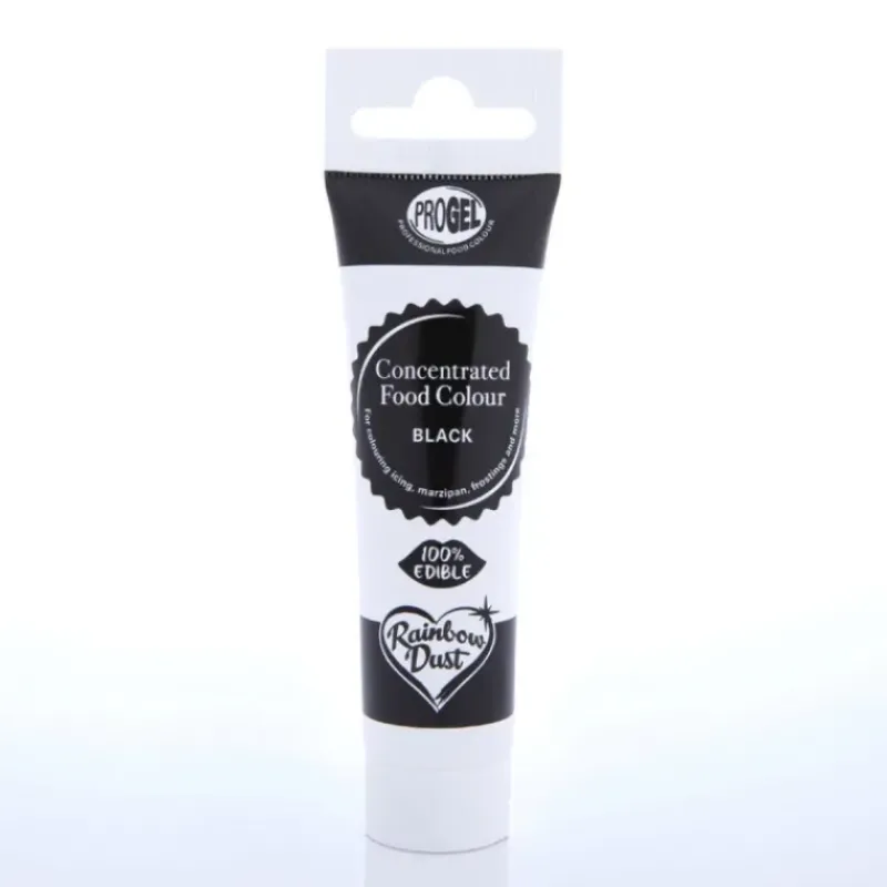 Colorants Alimentaires*RAINBOW DUST Colorant Alimentaire ProGel Noir 25g