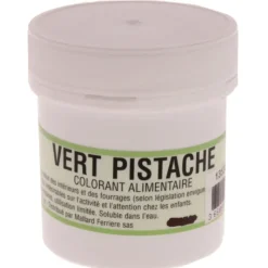 Colorants Alimentaires*MALLARD FERRIERE Colorant alimentaire Vert pistache E102/E131 Poudre Hydrosoluble 20g