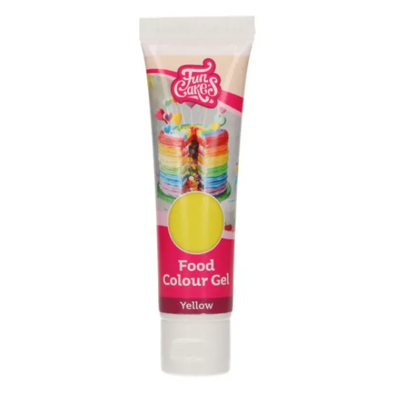 Colorants Alimentaires*FUNCAKES Colorant gel alimentaire Jaune 30 g