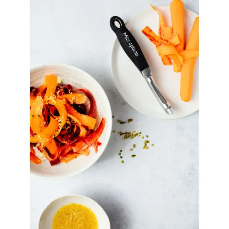 Eplucheurs, Dénoyauteur*MICROPLANE Économe à Lame Pivotante Specialty Noir