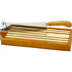 Couteau À Pain*MALLARD FERRIERE Couteau à pain sur socle bois verni 25 cm