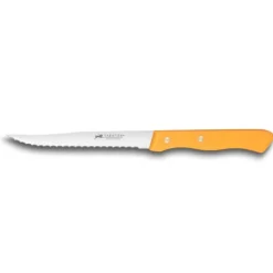 Couverts*SABATIER Couteau à Steak Cranté 11,5 cm Orange