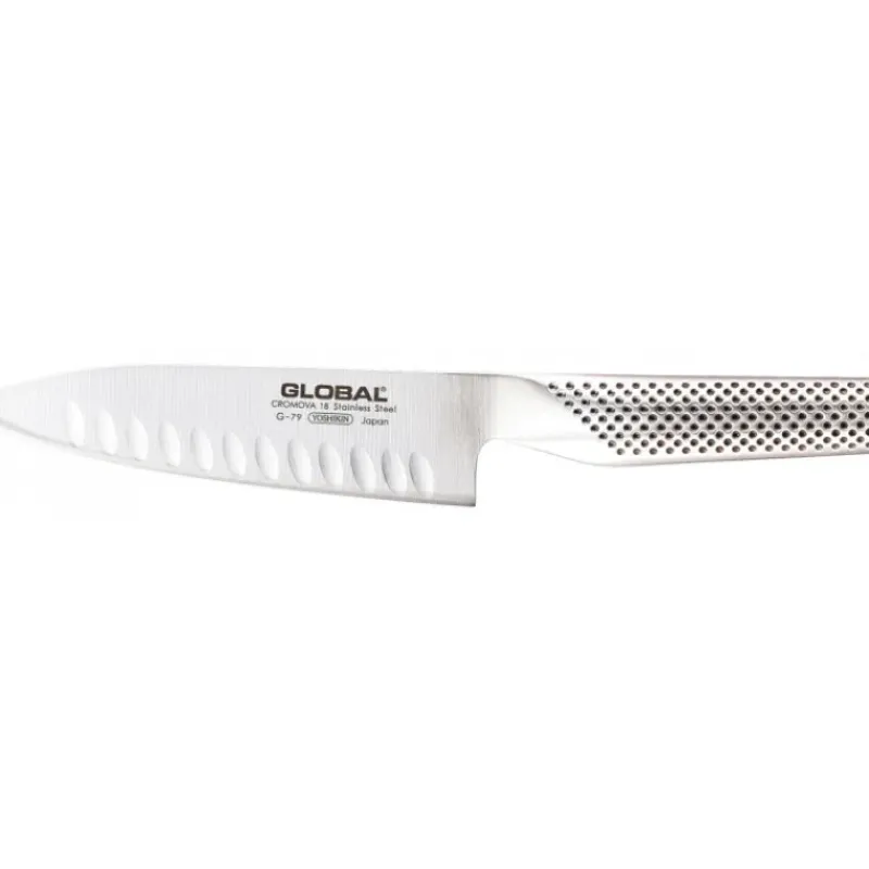Couteau Japonais*GLOBAL Couteau de Cuisine Lame Alvéolée 16 cm