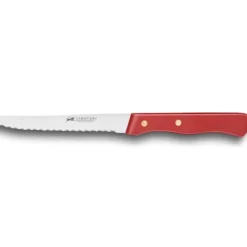 Couverts*SABATIER Couteau de Table Cranté 10,5 cm Rouge