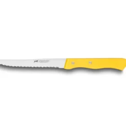 Couverts*SABATIER Couteau de Table Cranté 10,5 cm Jaune