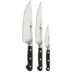 Couteau D'office*ZWILLING Couteau D'office 10 cm, Couteau de Chef 20 cm et Couteau Tranchelard 20 cm PRO