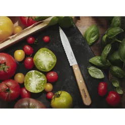 Couteau D'office*OPINEL Couteau d'Office Cranté N°113 Hêtre