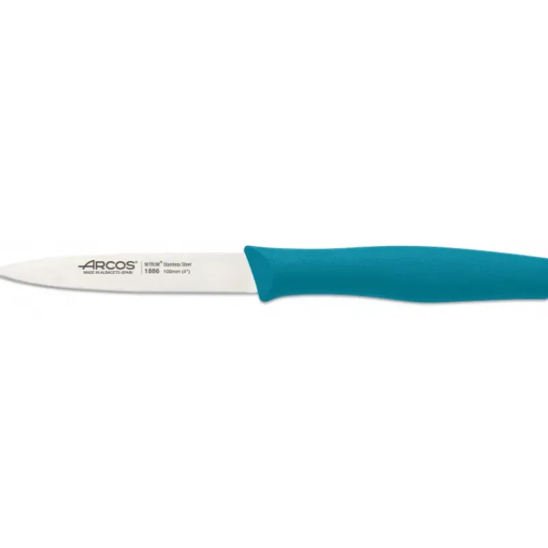 Couteau D'office*ARCOS Couteau d'Office Inox 10 cm Turquoise NOVA