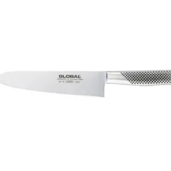Couteau De Chef|Couteau Japonais*GLOBAL Couteau du Chef 21 cm - Lame Forgée Trempée
