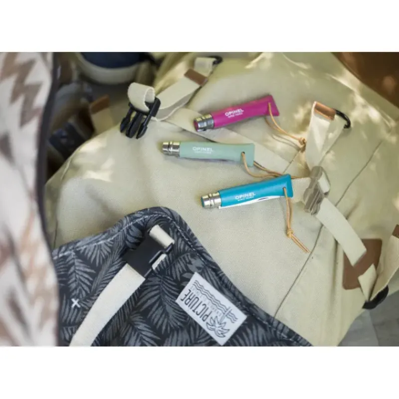 Couverts*OPINEL Couteau N°6 Baroudeur Framboise Colorama