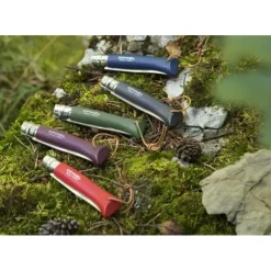 Couverts*OPINEL Couteau N°8 Baroudeur Noir Brun Colorama