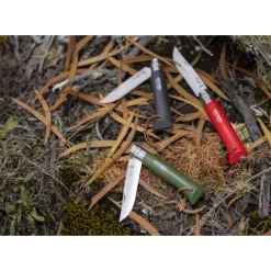 Couverts*OPINEL Couteau N°8 Baroudeur Noir Brun Colorama