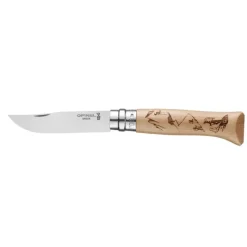 Couverts*OPINEL Couteau N°8 Gravure Randonnée Sport