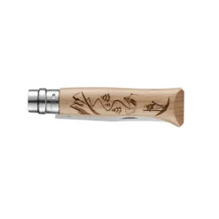 Couverts*OPINEL Couteau N°8 Gravure Ski Sport