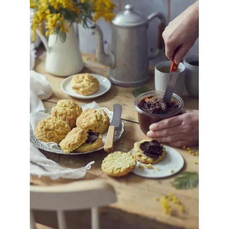 Couverts|Couteau À Pain*OPINEL Couteau Petit-Déjeuner 11,5 cm Mandarine