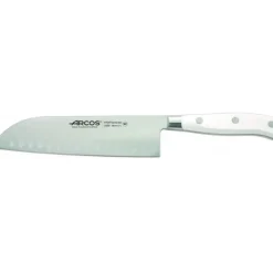 Couteau Santoku*ARCOS Couteau Santoku Acier Inoxydable 18 cm RIVIERA blanc
