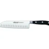 Couteau Santoku*ARCOS Couteau Santoku alvéolé en inox 18 cm RIVIERA noir