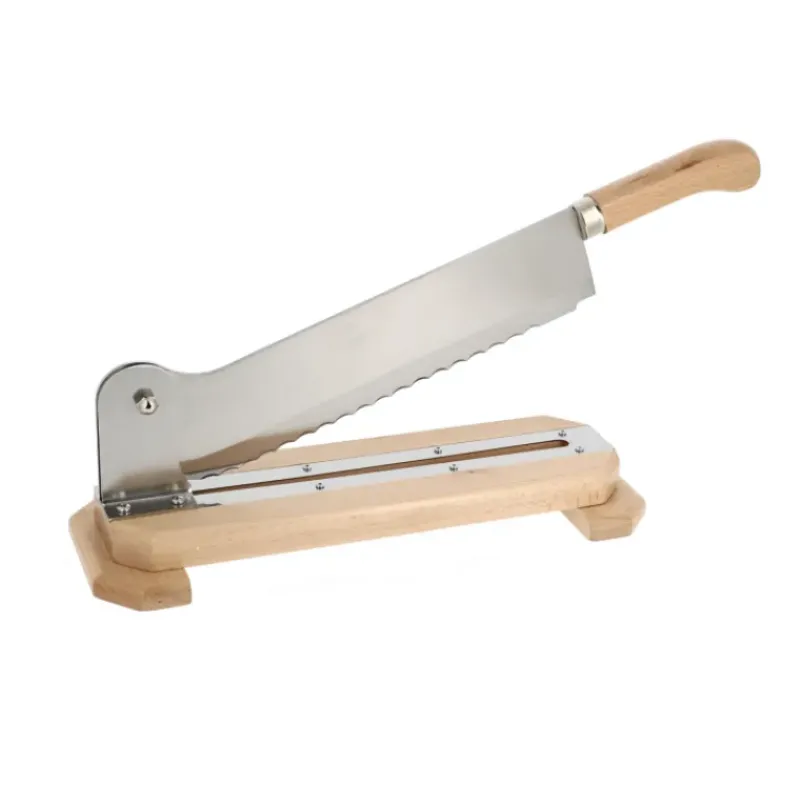 Couteau À Pain*MALLARD FERRIERE Couteau sur socle en bois verni de 24 cm