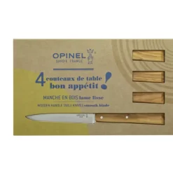 Couverts*OPINEL Couteaux de Table (x4) Sud Bon Appétit !