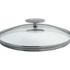Couvercle De Cuisson*CRISTEL Couvercle en Verre bombé Platine Ø 24 cm