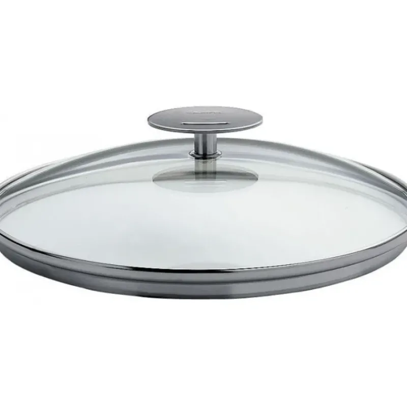 Couvercle De Cuisson*CRISTEL Couvercle en Verre bombé Platine Ø 32 cm