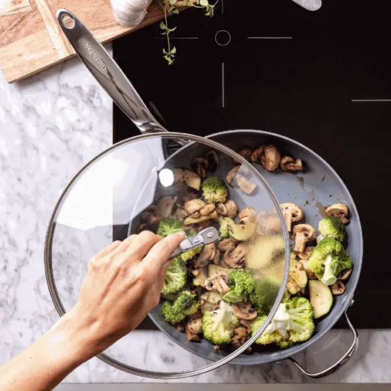 Couvercle De Cuisson*GREENPAN Couvercle en Verre Universel 28 cm