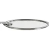 Couvercle De Cuisson*CRISTEL Couvercle Plat en Verre Trempé 14 cm Strate Amovible