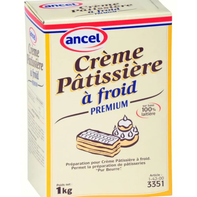 Produits Pâtisserie|Préparation Pâtisserie*ANCEL Crème Pâtissière à Froid 1 kg