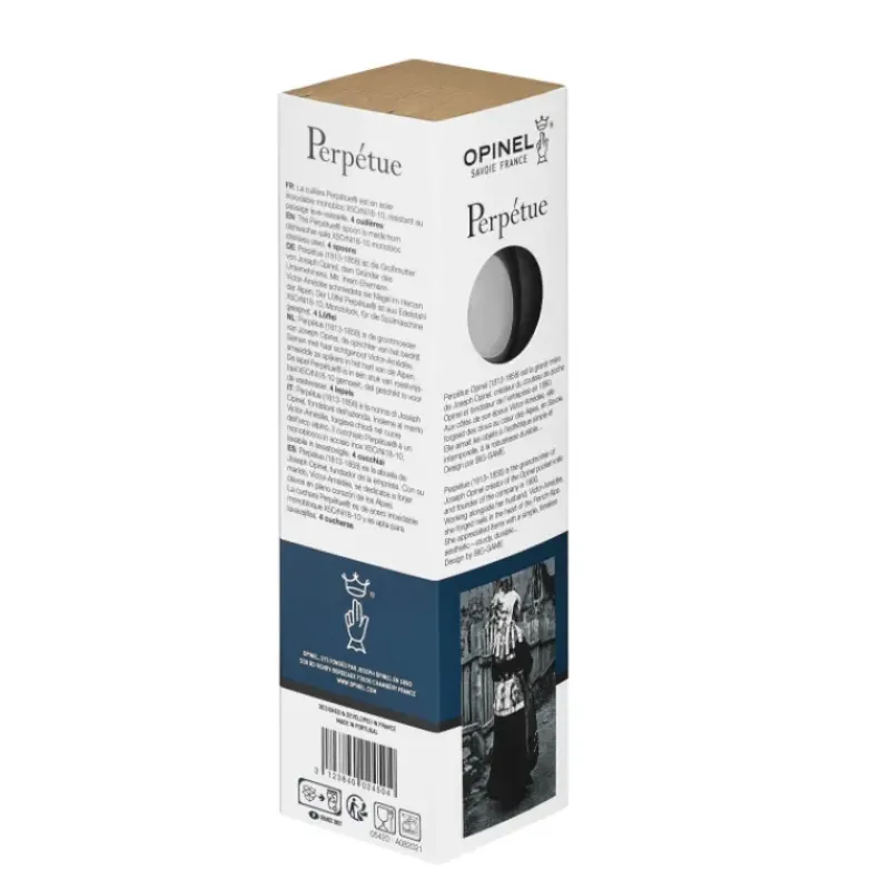 Couverts*OPINEL Cuillères en Inox (x4) Perpétue