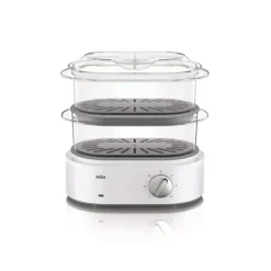 Cuiseur Vapeur*CUISINEADDICT Cuiseur Vapeur Electrique IDENTITY COLLECTION Blanc Braun